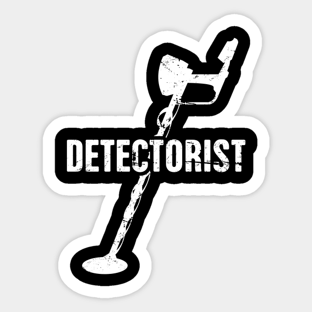 Detectorist | Funny Metal Detecting Sticker by MeatMan